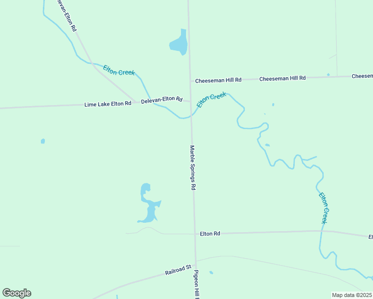 map of restaurants, bars, coffee shops, grocery stores, and more near 10209 Pigeon Hill Road in Delevan