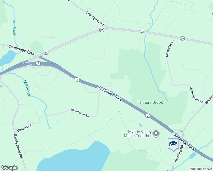 map of restaurants, bars, coffee shops, grocery stores, and more near 10 Brooks Road in Lincoln