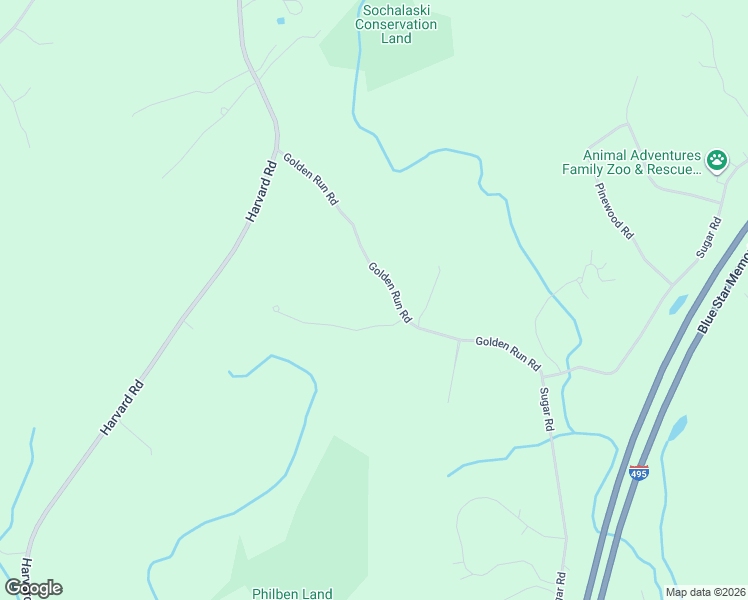 map of restaurants, bars, coffee shops, grocery stores, and more near 92 Golden Run Road in Bolton