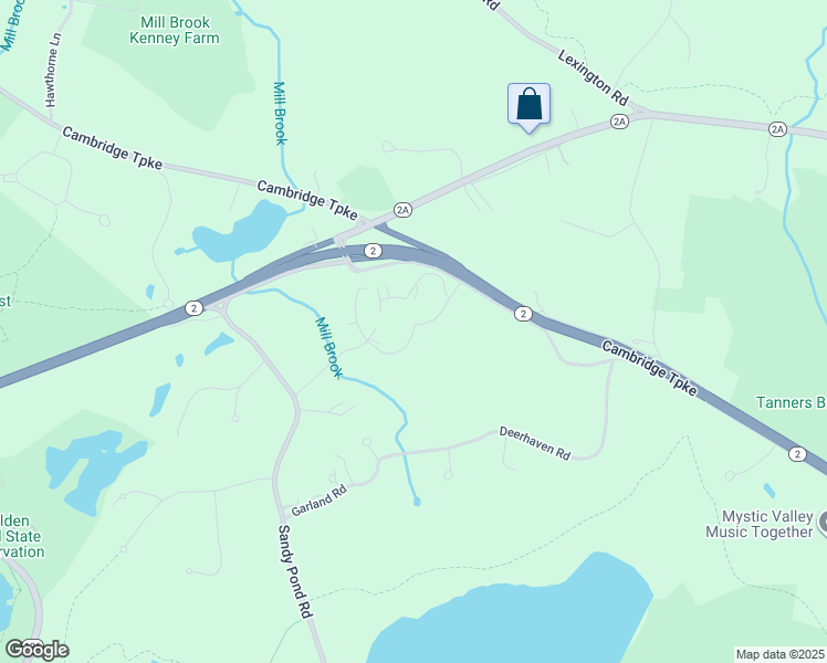 map of restaurants, bars, coffee shops, grocery stores, and more near 3 Harvest Circle in Lincoln