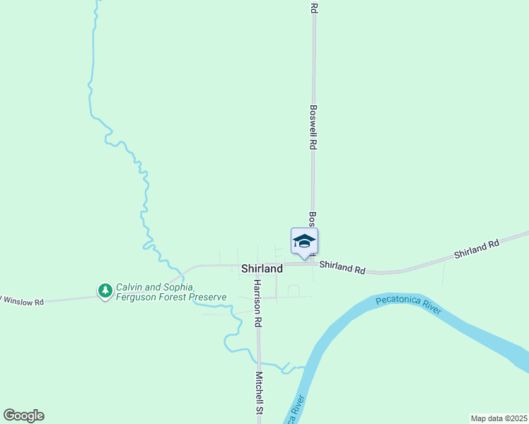 map of restaurants, bars, coffee shops, grocery stores, and more near in Shirland