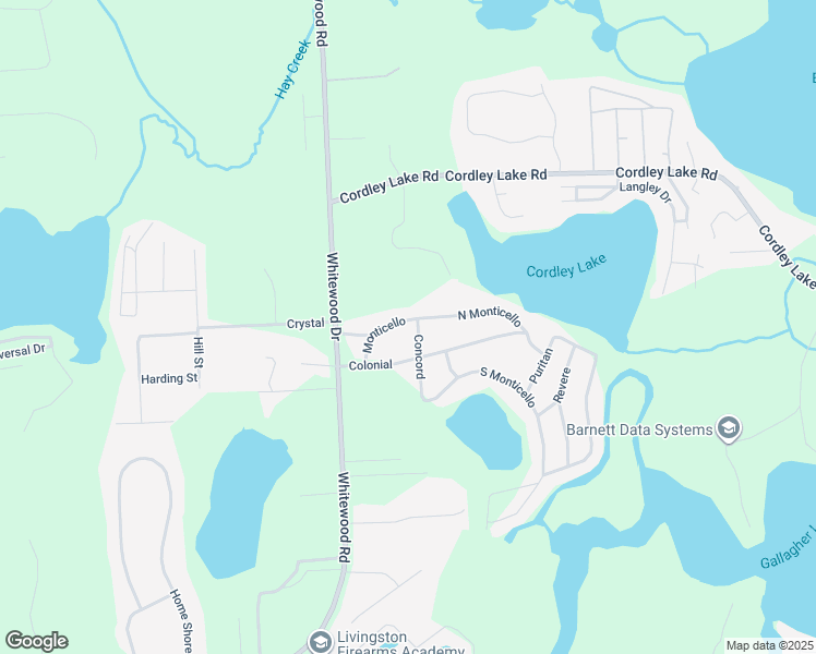 map of restaurants, bars, coffee shops, grocery stores, and more near 10605 Monticello in Pinckney