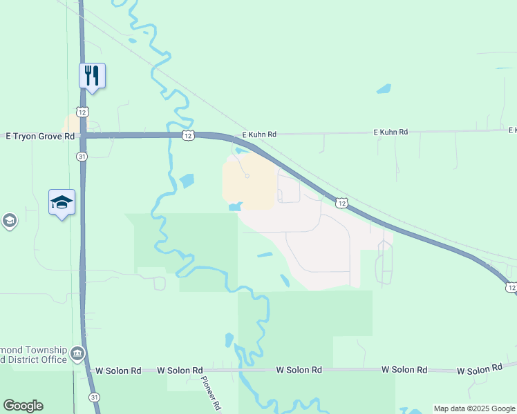 map of restaurants, bars, coffee shops, grocery stores, and more near 320 Cunat Boulevard in Richmond