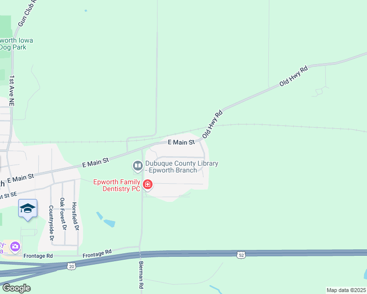 map of restaurants, bars, coffee shops, grocery stores, and more near 621 Baja Dr in Epworth