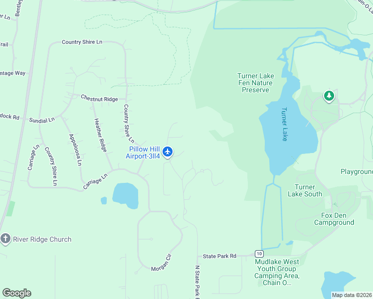 map of restaurants, bars, coffee shops, grocery stores, and more near 7814 North Pillow Hill Road in Spring Grove