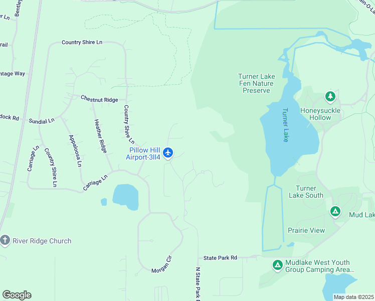 map of restaurants, bars, coffee shops, grocery stores, and more near 7814 North Pillow Hill Road in Spring Grove