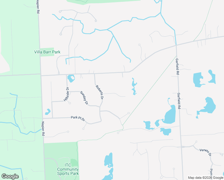 map of restaurants, bars, coffee shops, grocery stores, and more near 50345 9 Mile Road in Northville
