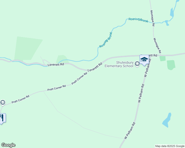 map of restaurants, bars, coffee shops, grocery stores, and more near 2 Pratt Corner Road in Shutesbury