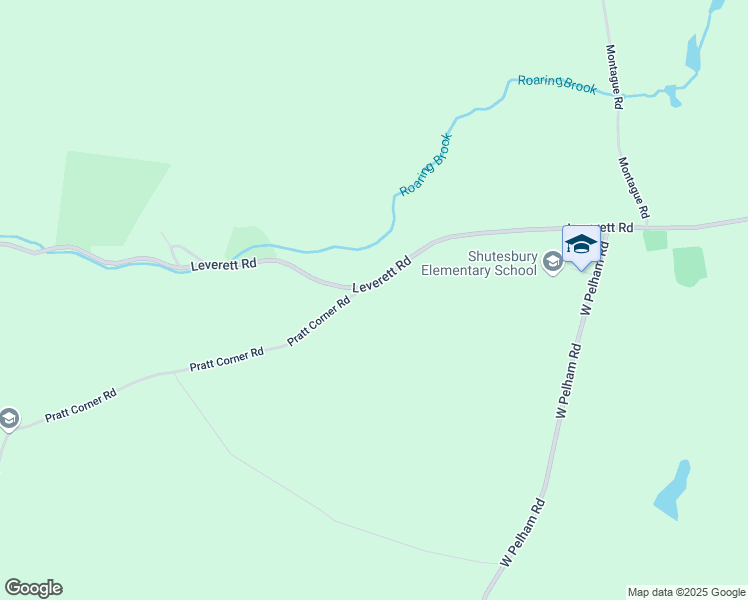 map of restaurants, bars, coffee shops, grocery stores, and more near 2 Pratt Corner Road in Shutesbury