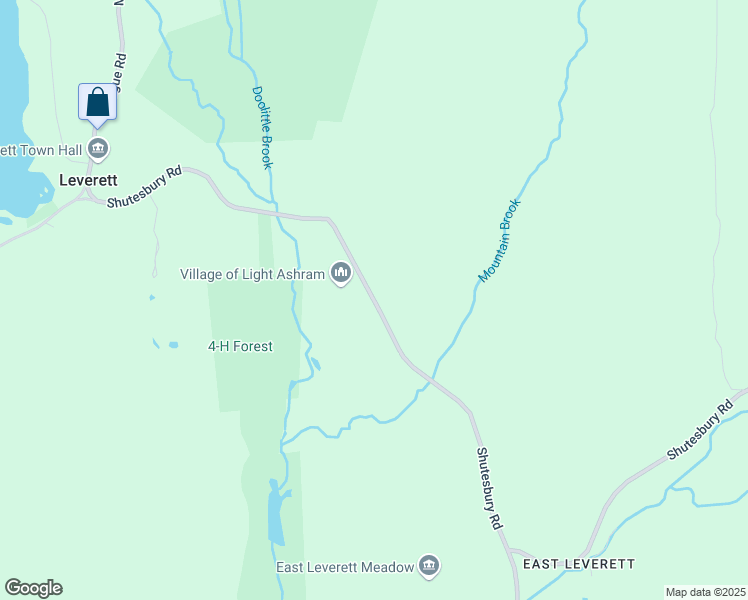 map of restaurants, bars, coffee shops, grocery stores, and more near 88 Shutesbury Road in Leverett