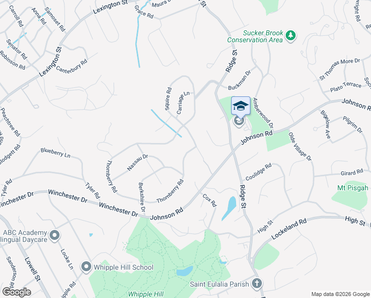map of restaurants, bars, coffee shops, grocery stores, and more near 110 Thornberry Road in Winchester