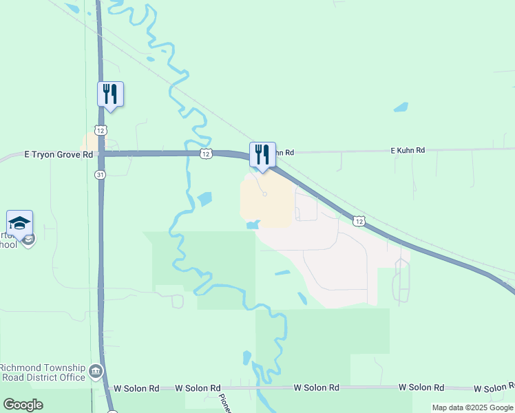 map of restaurants, bars, coffee shops, grocery stores, and more near 430 Cunat Boulevard in Richmond