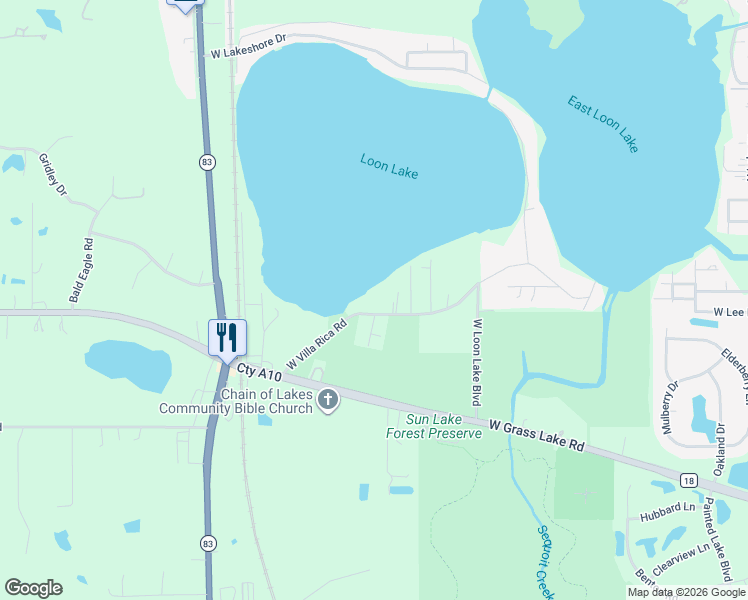 map of restaurants, bars, coffee shops, grocery stores, and more near 23120 West Villa Rica Road in Antioch