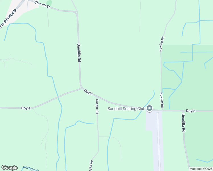 map of restaurants, bars, coffee shops, grocery stores, and more near 19650 Doyle in Gregory