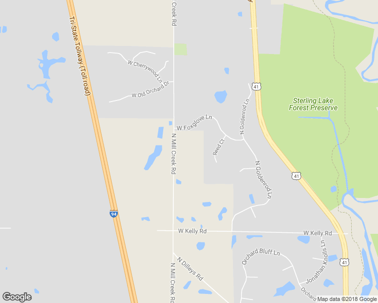 map of restaurants, bars, coffee shops, grocery stores, and more near 40335 North Mill Creek Road in Old Mill Creek