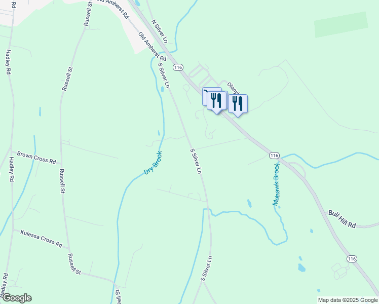 map of restaurants, bars, coffee shops, grocery stores, and more near 87 South Silver Lane in Sunderland