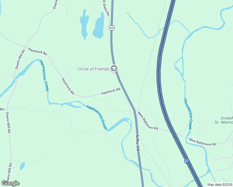 map of restaurants, bars, coffee shops, grocery stores, and more near 1012 Aquetuck Road in Ravena