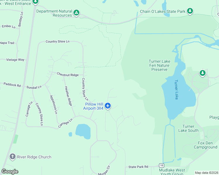 map of restaurants, bars, coffee shops, grocery stores, and more near 7822 North Pillow Hill Road in Spring Grove