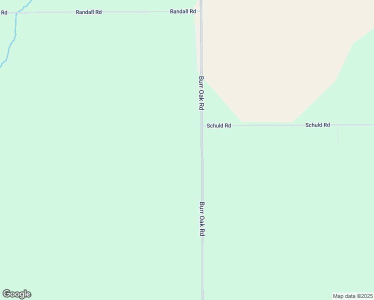 map of restaurants, bars, coffee shops, grocery stores, and more near 20420 Burr Oak Road in Capron