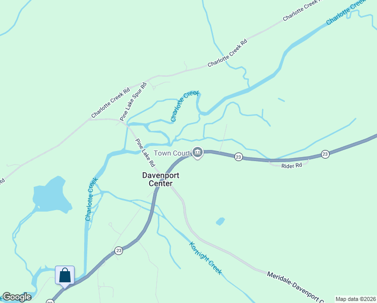 map of restaurants, bars, coffee shops, grocery stores, and more near 65 Whipple Road in Davenport Center