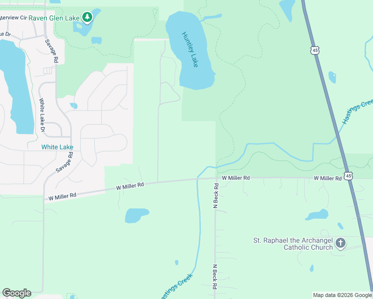 map of restaurants, bars, coffee shops, grocery stores, and more near 20101 West Miller Road in Antioch