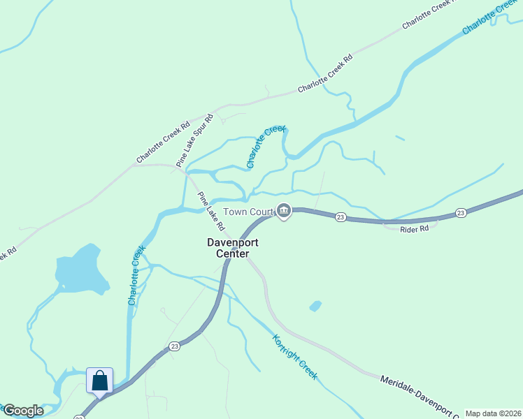 map of restaurants, bars, coffee shops, grocery stores, and more near 7 Whipple Road in Davenport Center