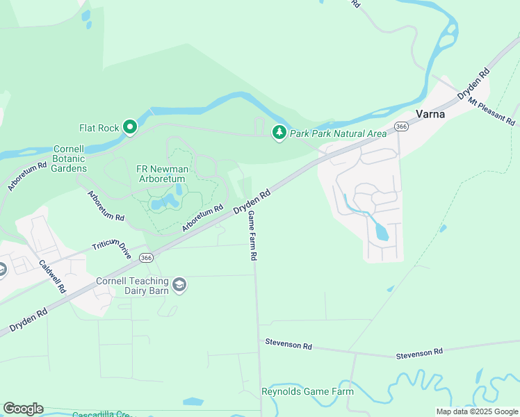 map of restaurants, bars, coffee shops, grocery stores, and more near 803 Dryden Road in Ithaca