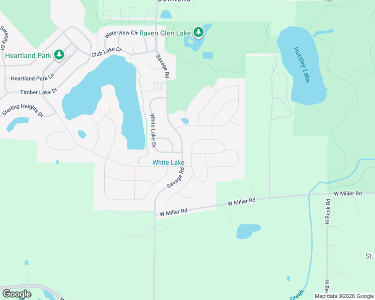 map of restaurants, bars, coffee shops, grocery stores, and more near 1261 Prairie Ridge Trail in Antioch