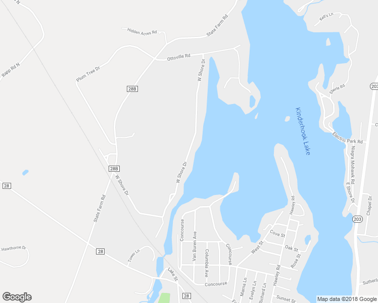 map of restaurants, bars, coffee shops, grocery stores, and more near 131 West Shore Drive in Valatie