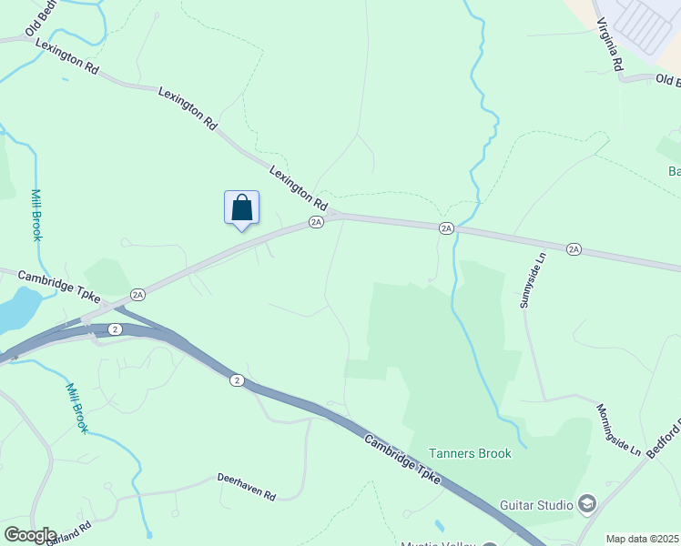map of restaurants, bars, coffee shops, grocery stores, and more near 39 Brooks Road in Lincoln