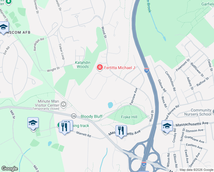 map of restaurants, bars, coffee shops, grocery stores, and more near 34 Woodpark Circle in Lexington