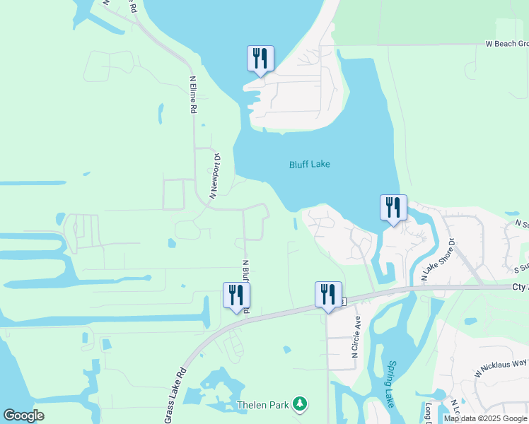 map of restaurants, bars, coffee shops, grocery stores, and more near 40480 North Fairview Street in Antioch