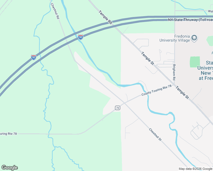 map of restaurants, bars, coffee shops, grocery stores, and more near 10350 Chestnut Road in Dunkirk