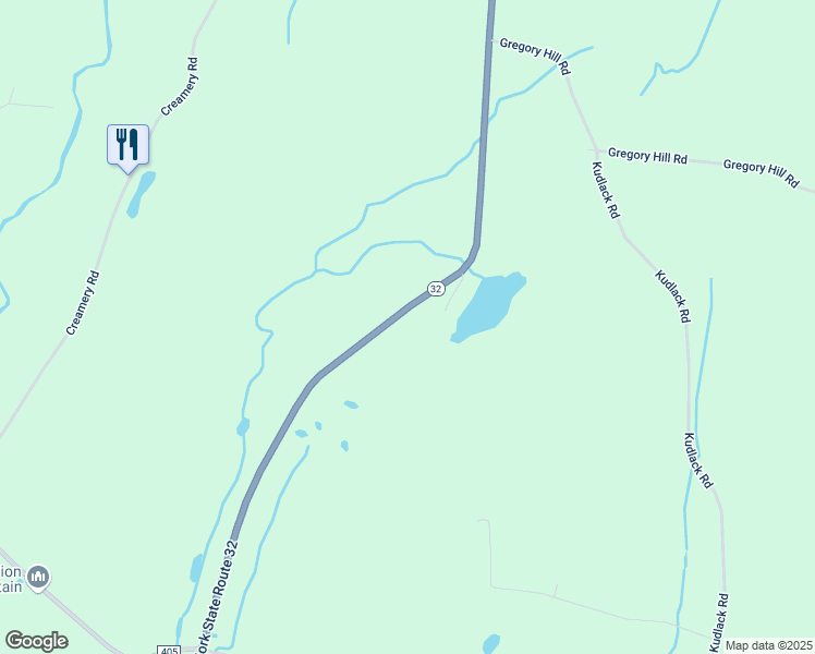 map of restaurants, bars, coffee shops, grocery stores, and more near 6699 New York 32 in Greenville