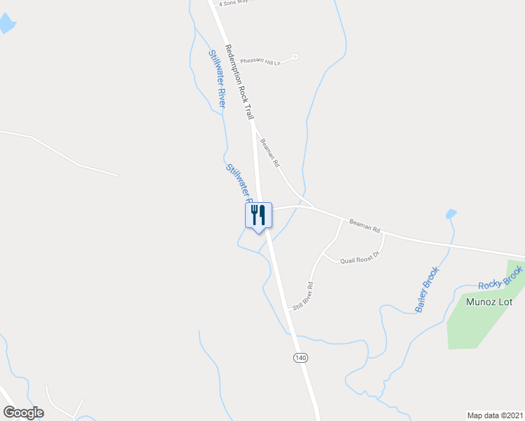 map of restaurants, bars, coffee shops, grocery stores, and more near Redemption Rock Trail & N Oakdale Cutoff in Sterling