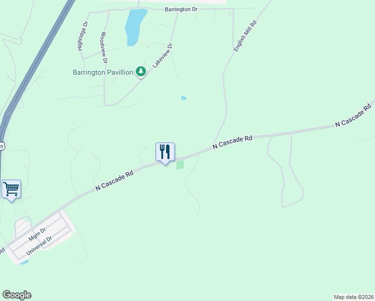 map of restaurants, bars, coffee shops, grocery stores, and more near 13906-14004 N Cascade Rd in Dubuque