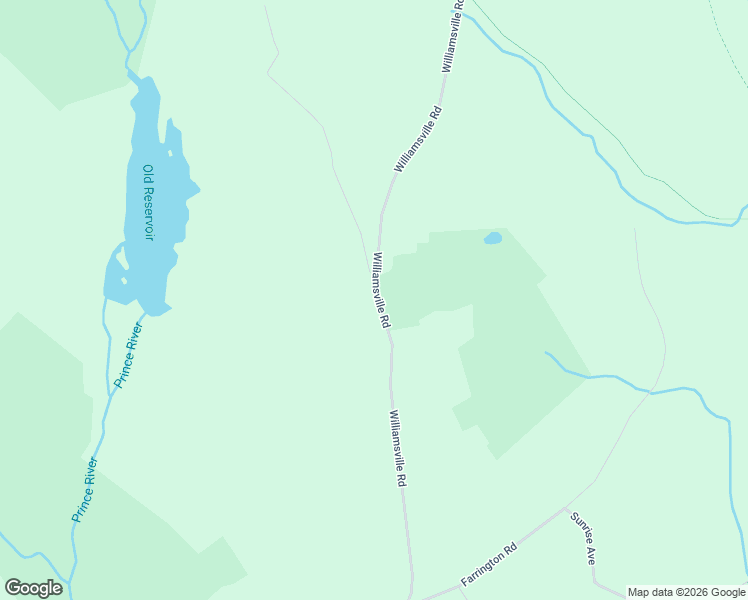 map of restaurants, bars, coffee shops, grocery stores, and more near 611 Williamsville Road in Barre
