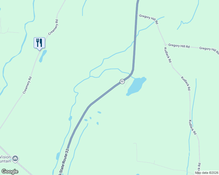 map of restaurants, bars, coffee shops, grocery stores, and more near 6680 New York 32 in Greenville