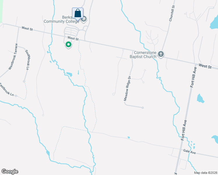 map of restaurants, bars, coffee shops, grocery stores, and more near 102 Mountainview Drive in Pittsfield