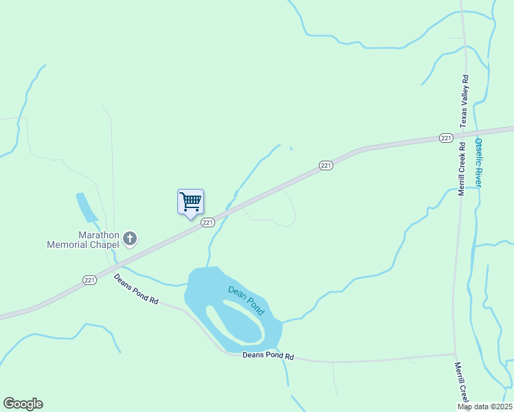 map of restaurants, bars, coffee shops, grocery stores, and more near 4184 New York 221 in Marathon