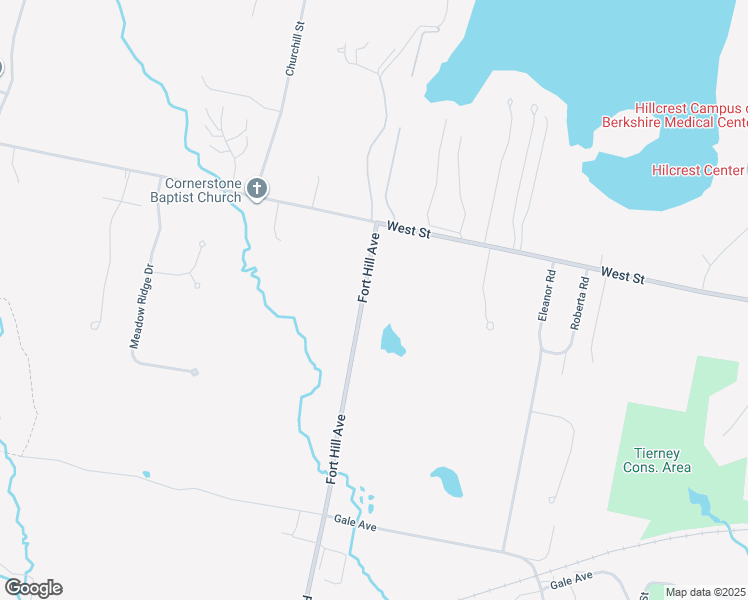 map of restaurants, bars, coffee shops, grocery stores, and more near 60 Fort Hill Avenue in Pittsfield