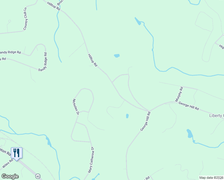 map of restaurants, bars, coffee shops, grocery stores, and more near 172 Hilltop Road in Lancaster