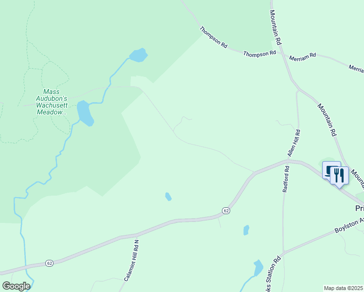 map of restaurants, bars, coffee shops, grocery stores, and more near 37 Goodnow Road in Princeton