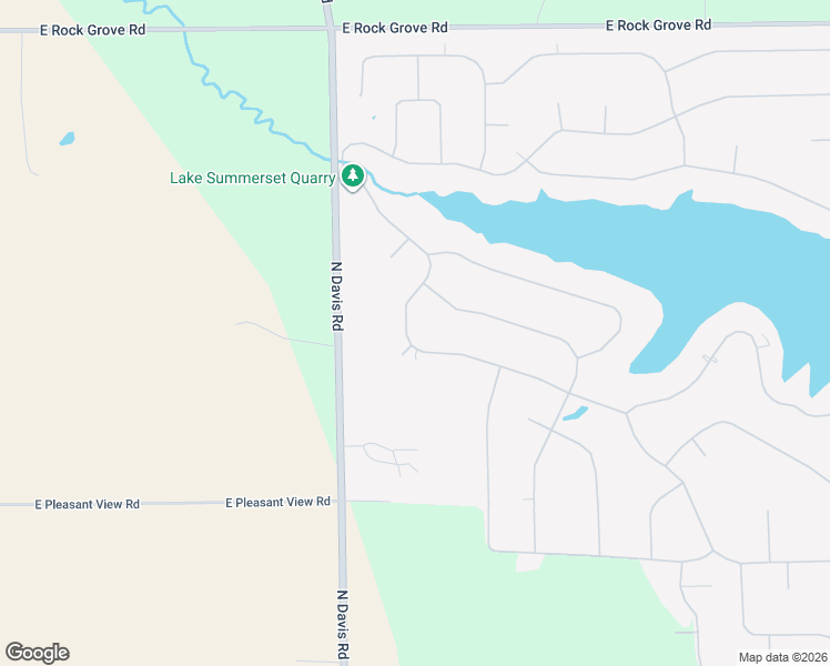 map of restaurants, bars, coffee shops, grocery stores, and more near 134 Lake Summerset Road in Davis
