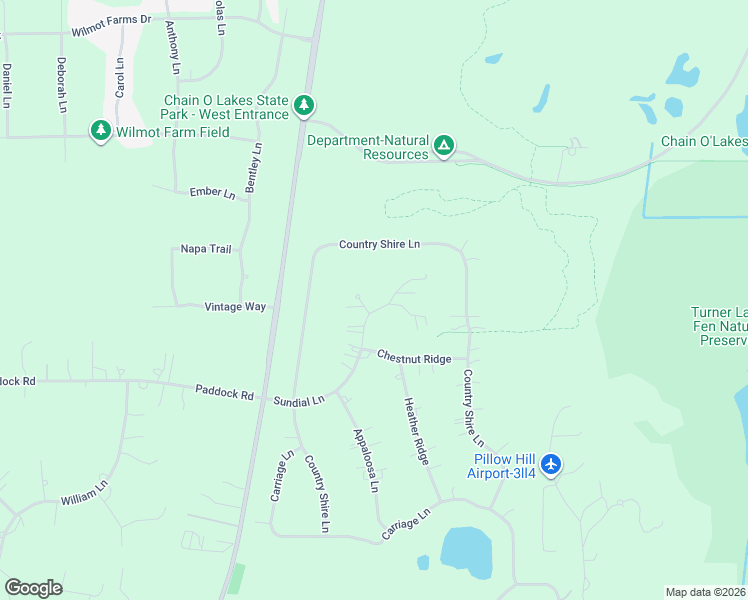 map of restaurants, bars, coffee shops, grocery stores, and more near 8615 Sundial Ln in Spring Grove
