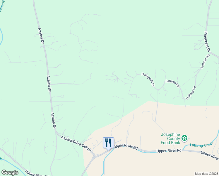 map of restaurants, bars, coffee shops, grocery stores, and more near 209 Isabella Lane in Grants Pass