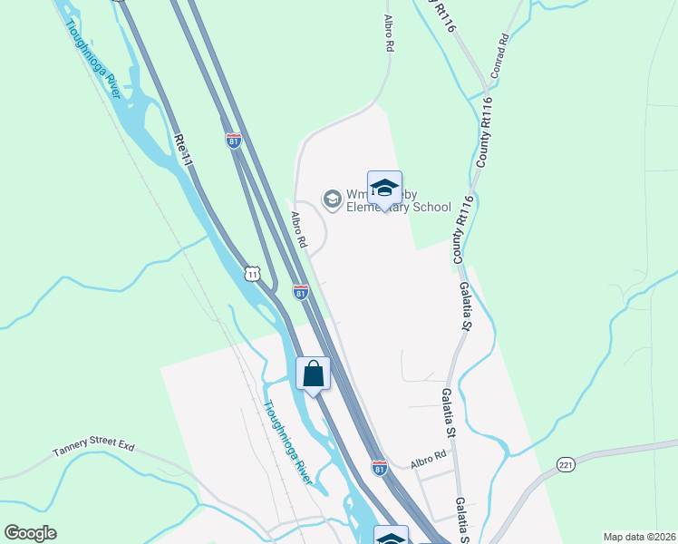 map of restaurants, bars, coffee shops, grocery stores, and more near 18 Albro Road in Marathon