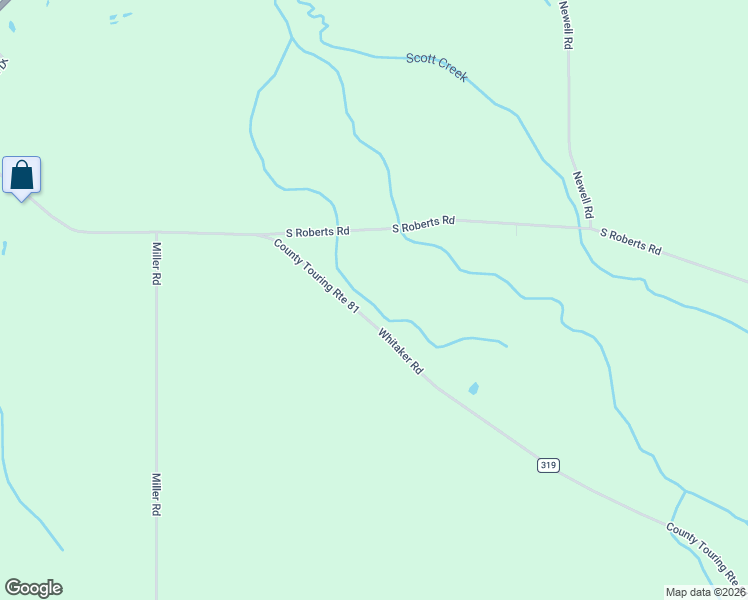 map of restaurants, bars, coffee shops, grocery stores, and more near 3191 Whitaker Road in Fredonia