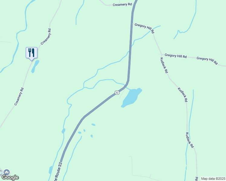 map of restaurants, bars, coffee shops, grocery stores, and more near 6699 New York 32 in Greenville