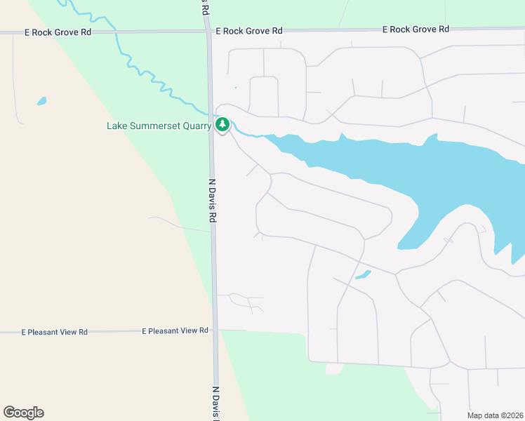 map of restaurants, bars, coffee shops, grocery stores, and more near 134 Lake Summerset Road in Davis